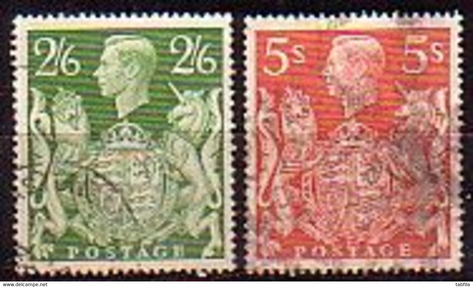 GREAT BRITAN - 1939 - George Vl - Yv 224/ 225 Obl. - Usati