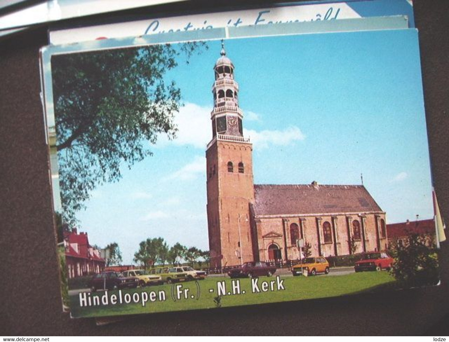 Nederland Holland Pays Bas Hindeloopen Met Auto's Bij Nederlands Hervormde Kerk Leuk - Hindeloopen
