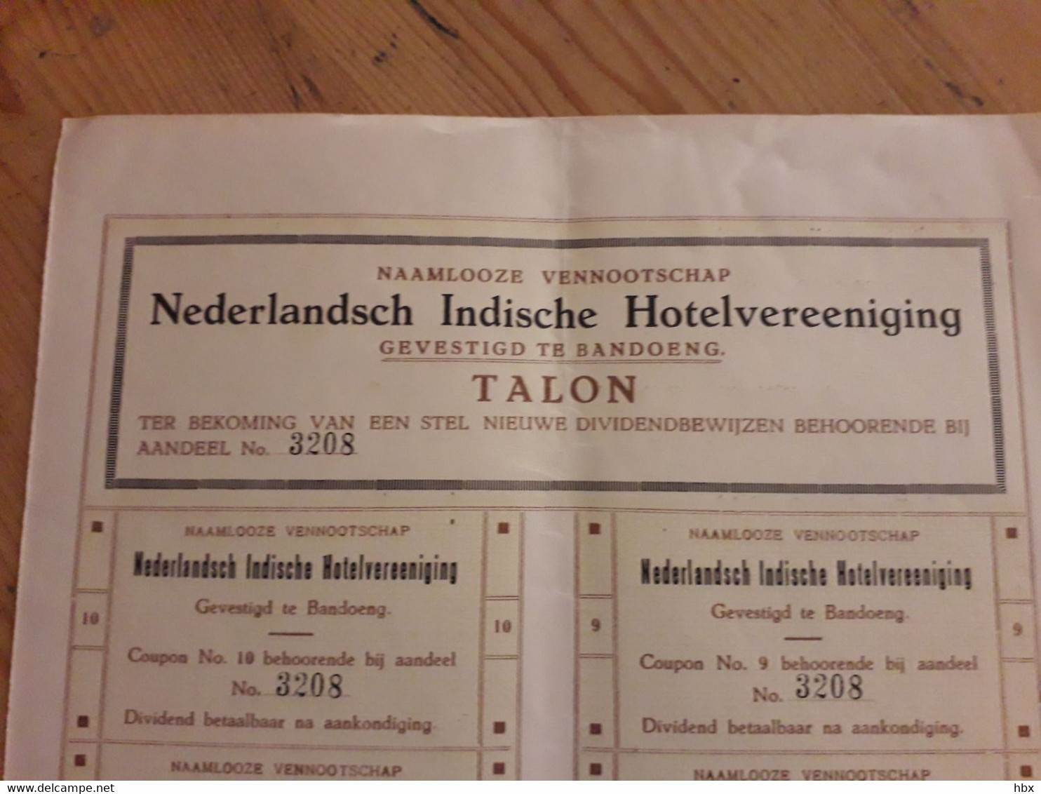 Nederlandsch Indische Hotelvereeniging - Garoet - 1921 - Toerisme