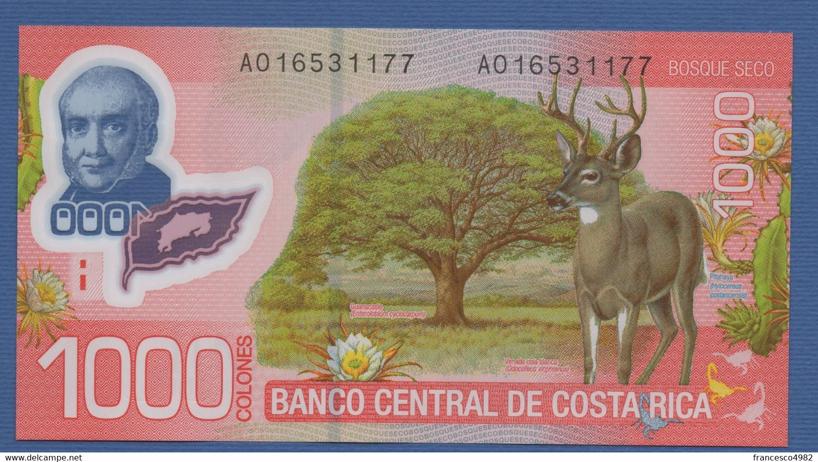 COSTA RICA - P.274a – 1.000 Colones 2009  UNC - Costa Rica