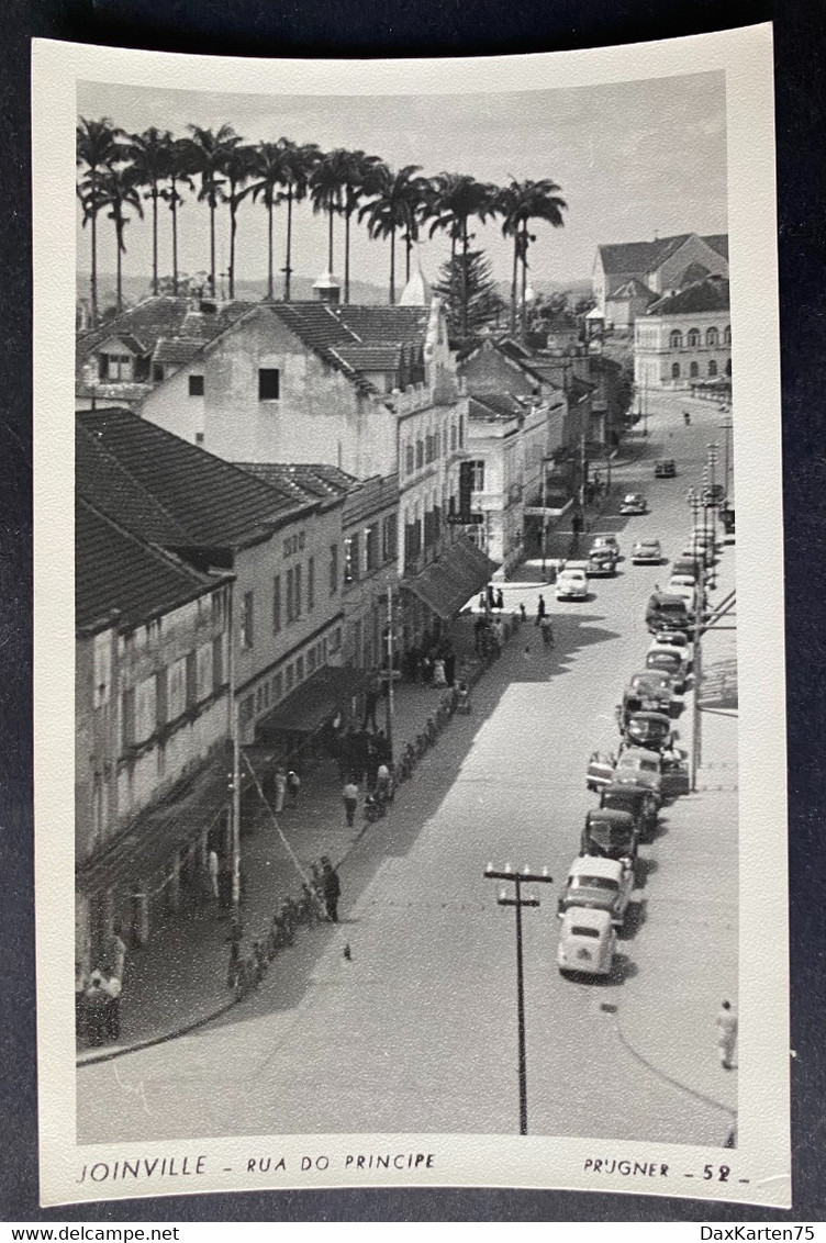 Joinville Rua Do Principe/ Old Cars/ Fotokarte - Florianópolis