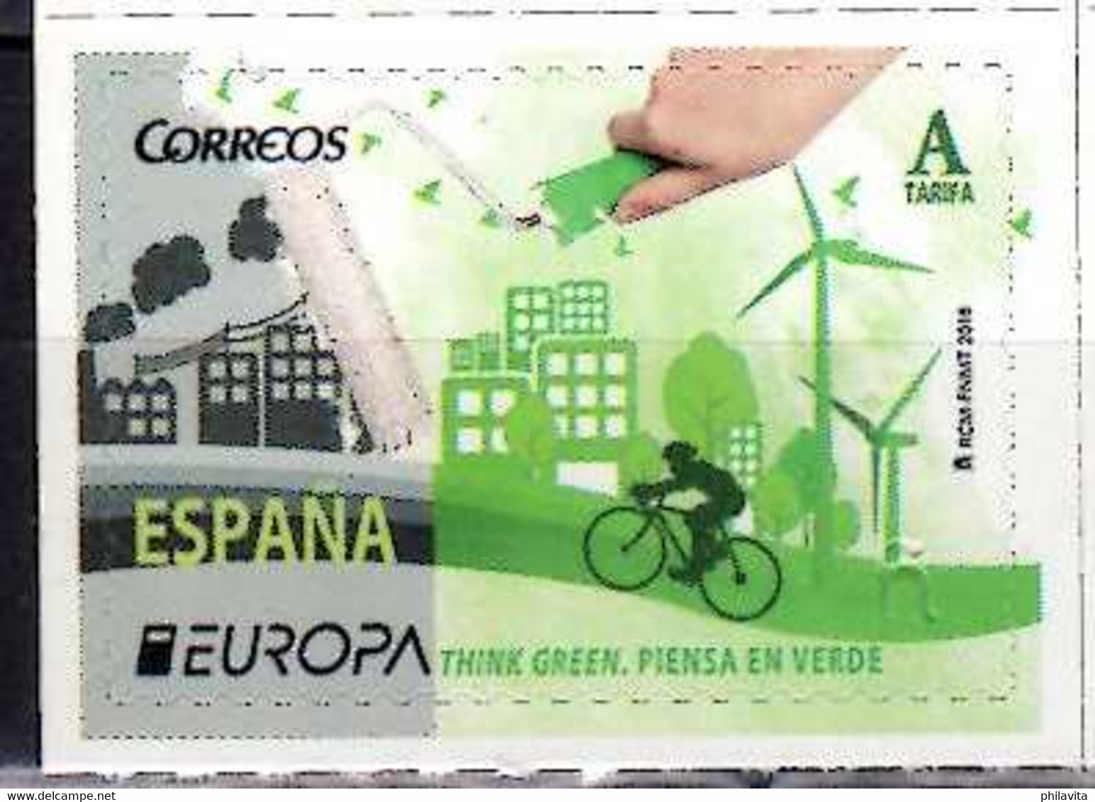 2016 Spain Europa CEPT Living Green 1v MNH** MiNr. 5067 Bicycle - 2016