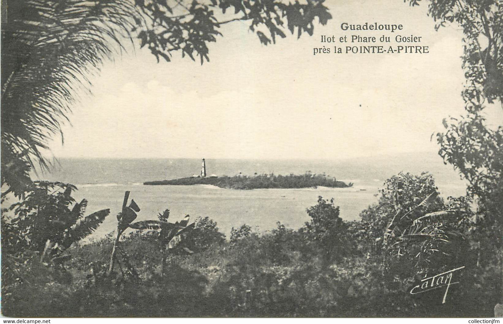 CPA GUADELOUPE "Ilot Et Phare Du Gosier Près De Pointe à Pitre" - Sonstige & Ohne Zuordnung