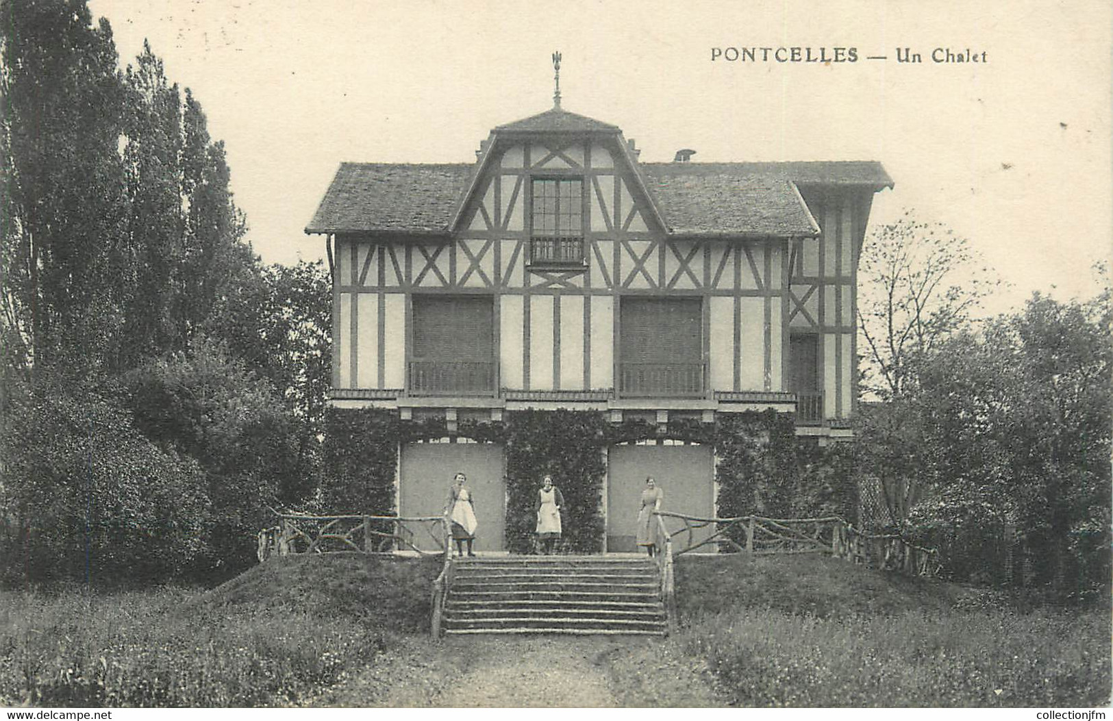 CPA FRANCE 95 "Pontcelles, Un Chalet" - Pontcelles