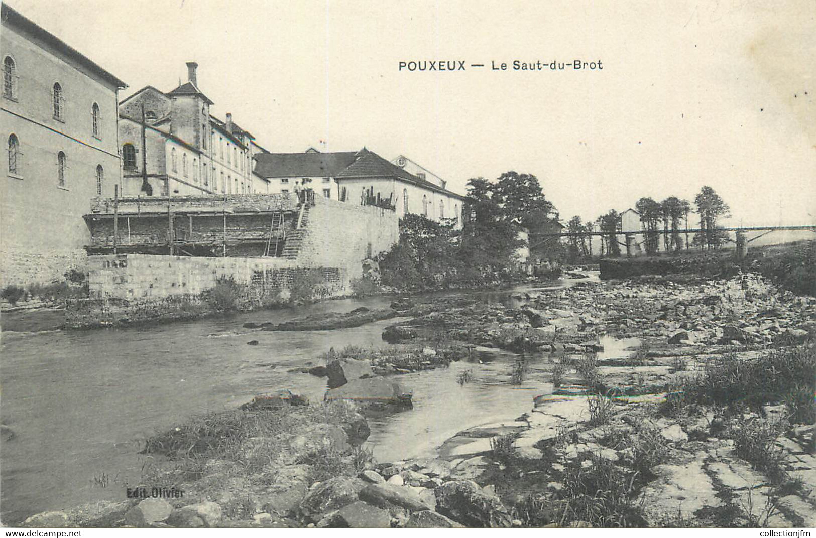 CPA FRANCE 88 "Pouxeux, Le Saut Du Brot" - Pouxeux Eloyes