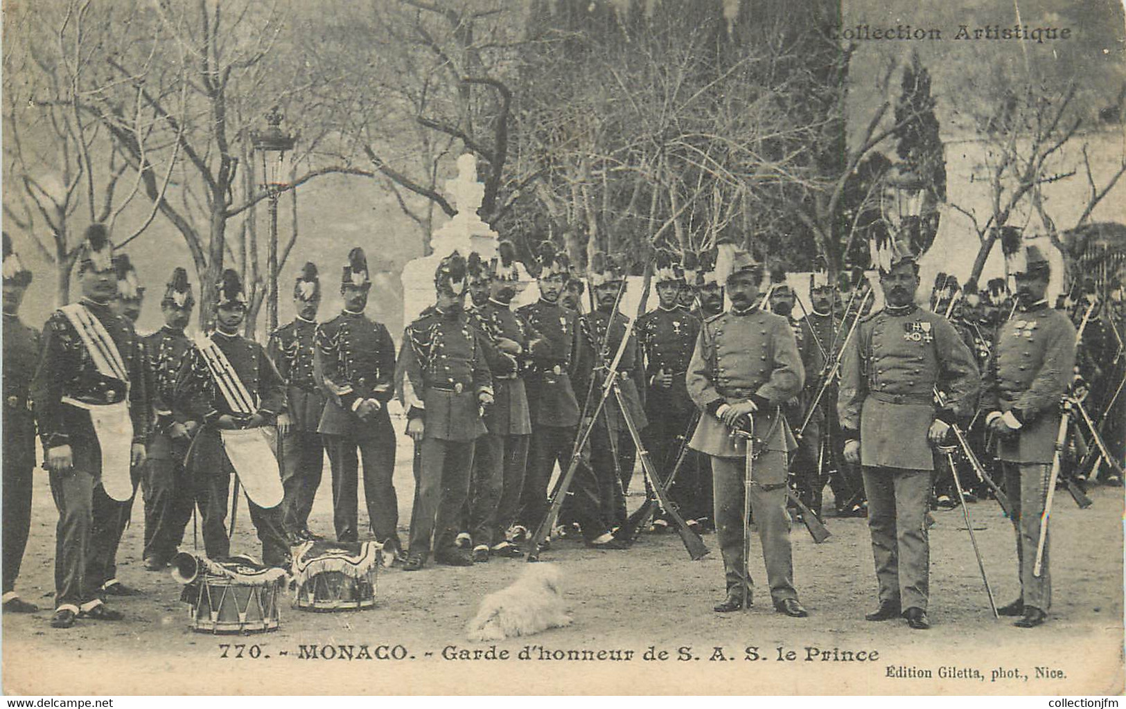 CPA MONACO " Garde D'honneur De SAS Le Prince" - Kathedraal Van Onze-Lieve-Vrouw Onbevlekt Ontvangen