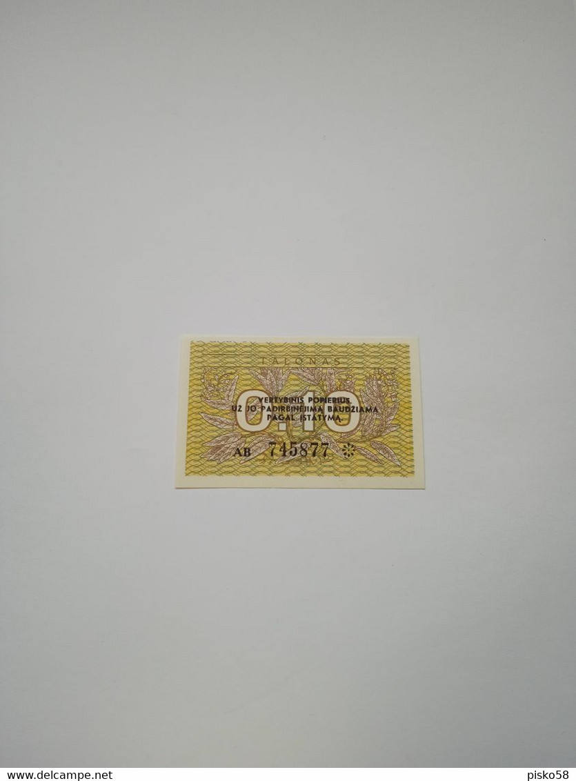 LITUANIA-P29b 0,10T 1991 UNC - Lituanie