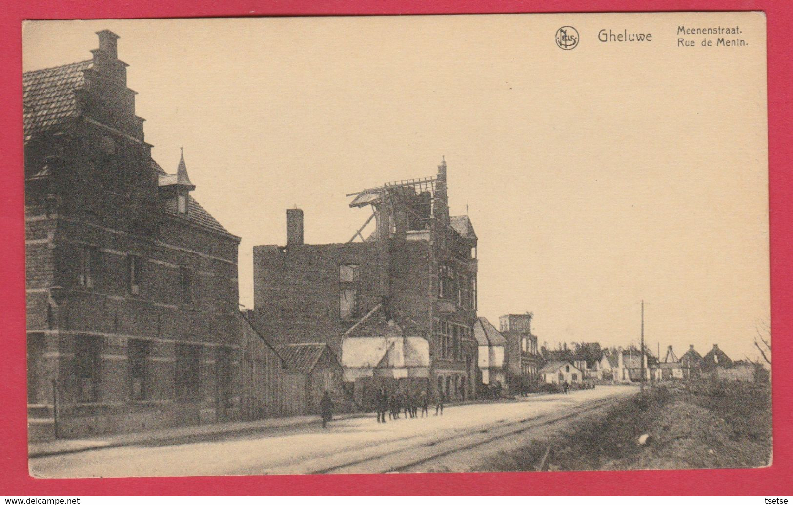 Geluwe - Meenenstraat  ...  Vernietiging ( Verso Zien ) - Wervik