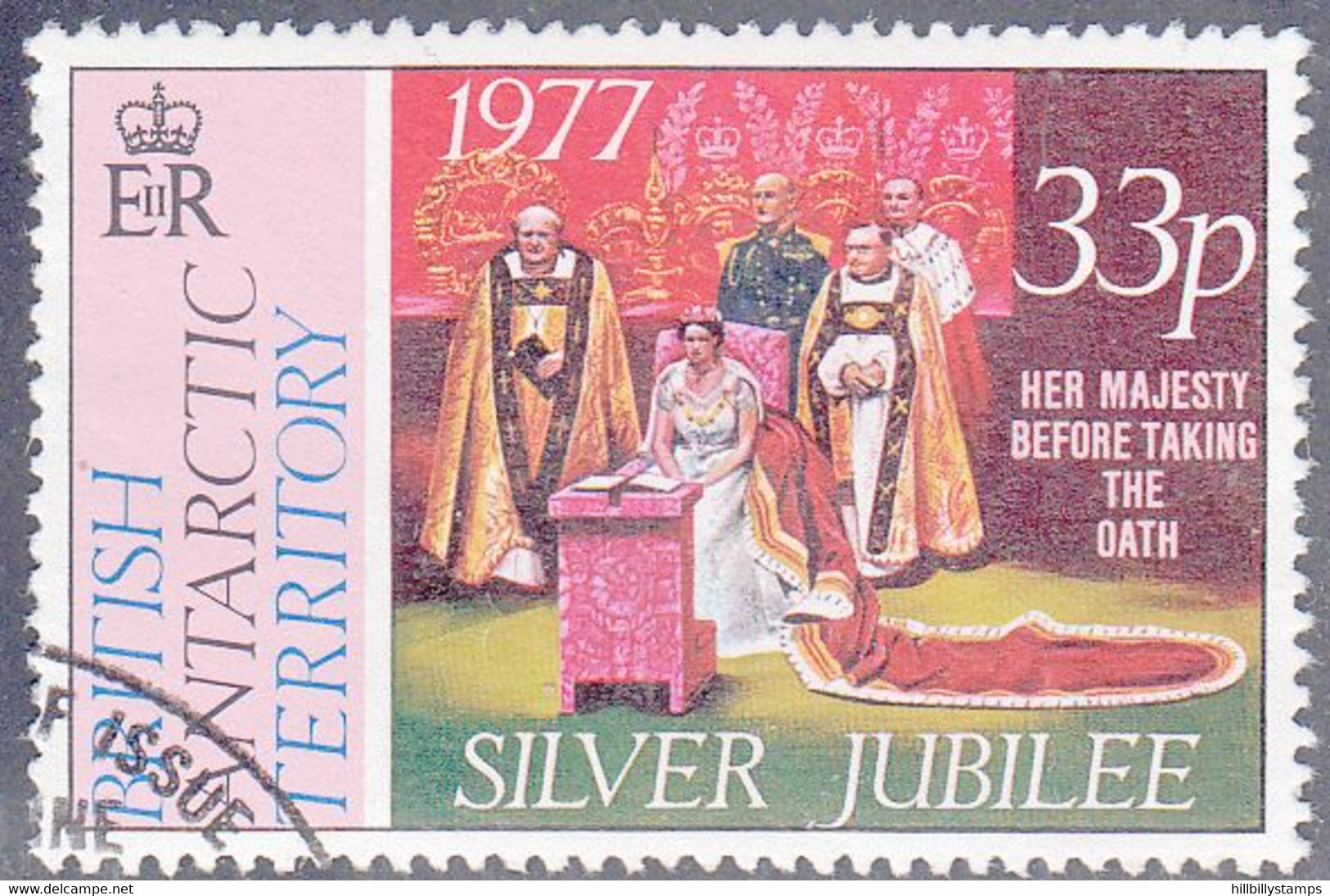 BRITISH ANTARTIC TERRITORY  SCOTT NO  70   USED   YEAR  1977 - Used Stamps