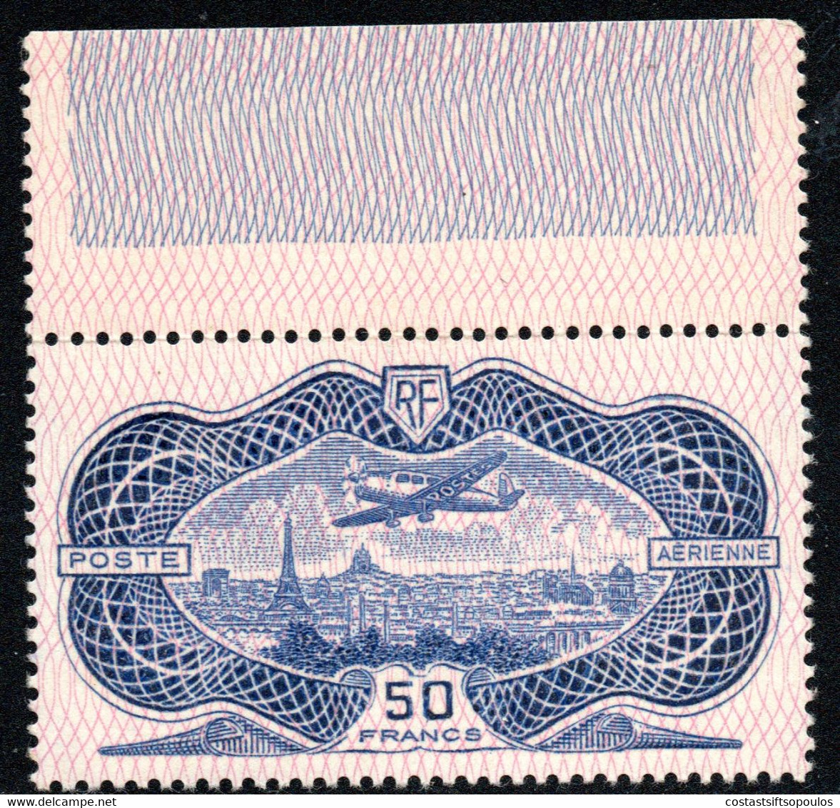 155.FRANCE.1936 SIMOUN OVER PARIS #15 MNH,SEE GUM COLOUR - Other & Unclassified