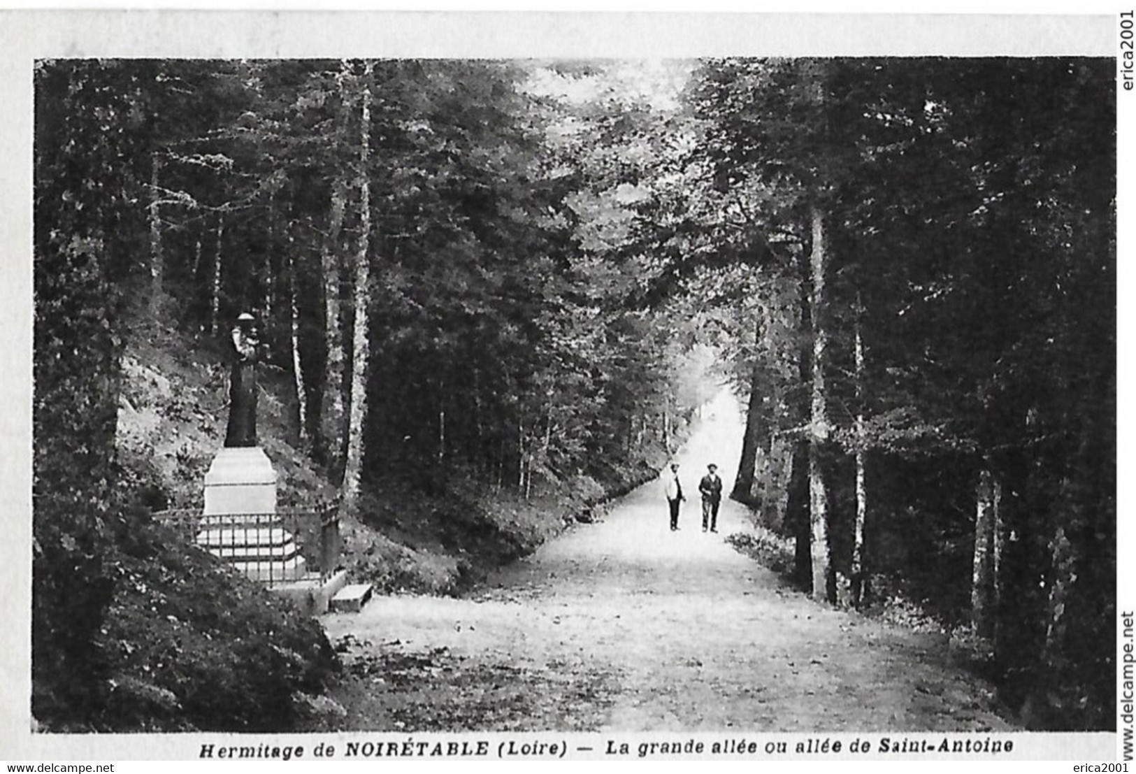 Noiretable. L'allée De Saint Antoine à L'Hermitage De Noiretable. - Noiretable