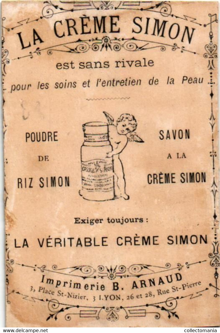 1 CP & 5 Cartes Crème Simon Miss Helvett