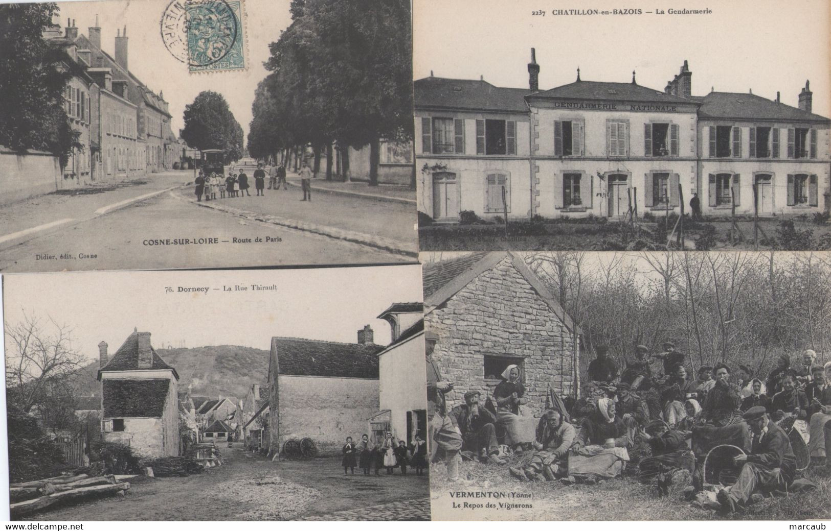 BEAU LOT De 60 CPA France - Départements Divers - Quelques Scans - 5 - 99 Postcards