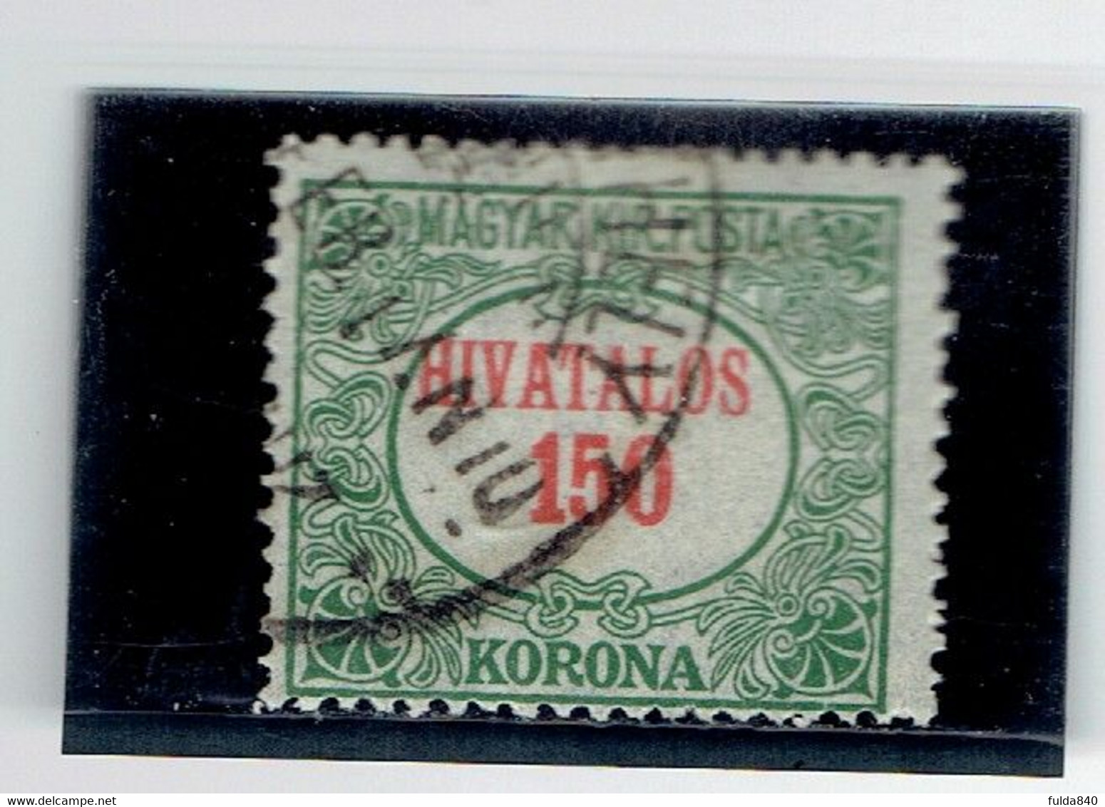 HONGRIE ( Y&T) 1922/24 - N°17  * Type De 1921 *     150k  (obli) - Officials