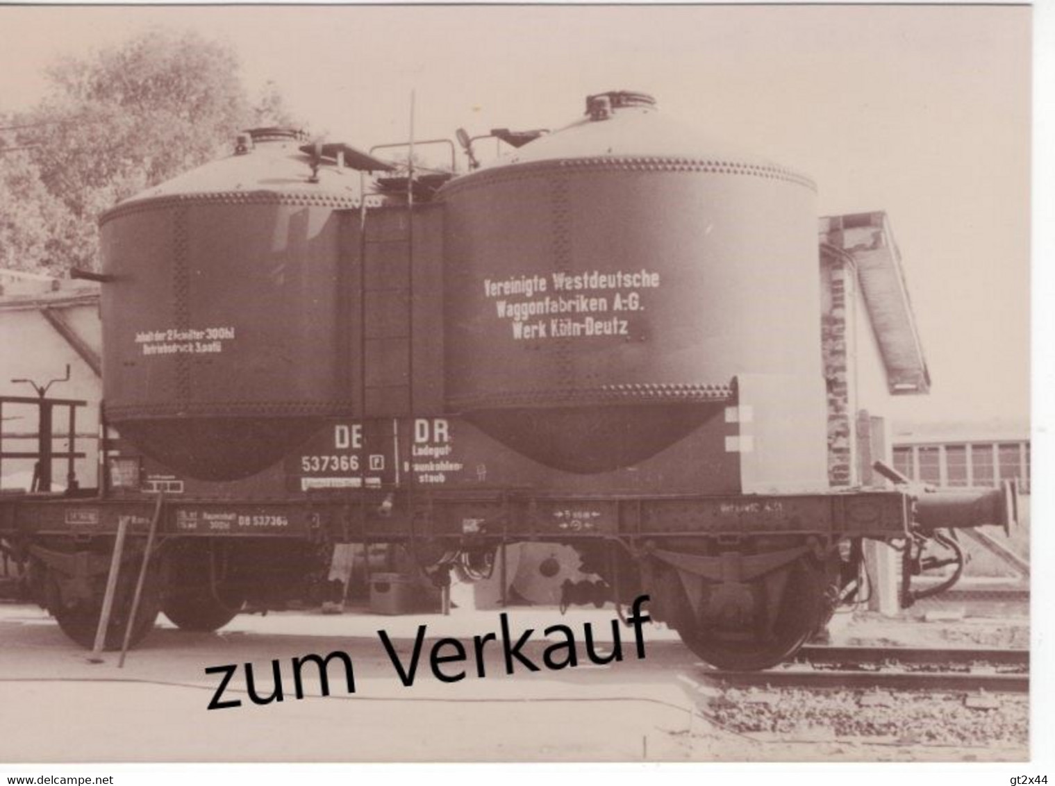 Kesselwagen, Vereinigte Westdeutsche Waggonfabriken, Werk Köln-Deutz - Treinen