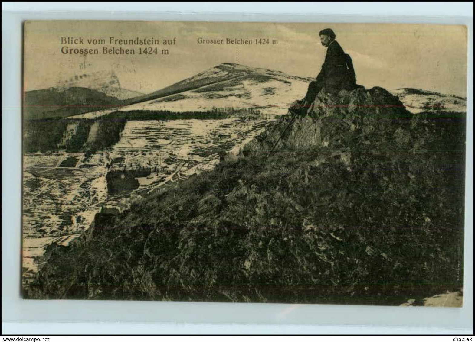 T2526/ Blick Vom Freundstein Auf Grossen Belchen 1915 AK - Elsass