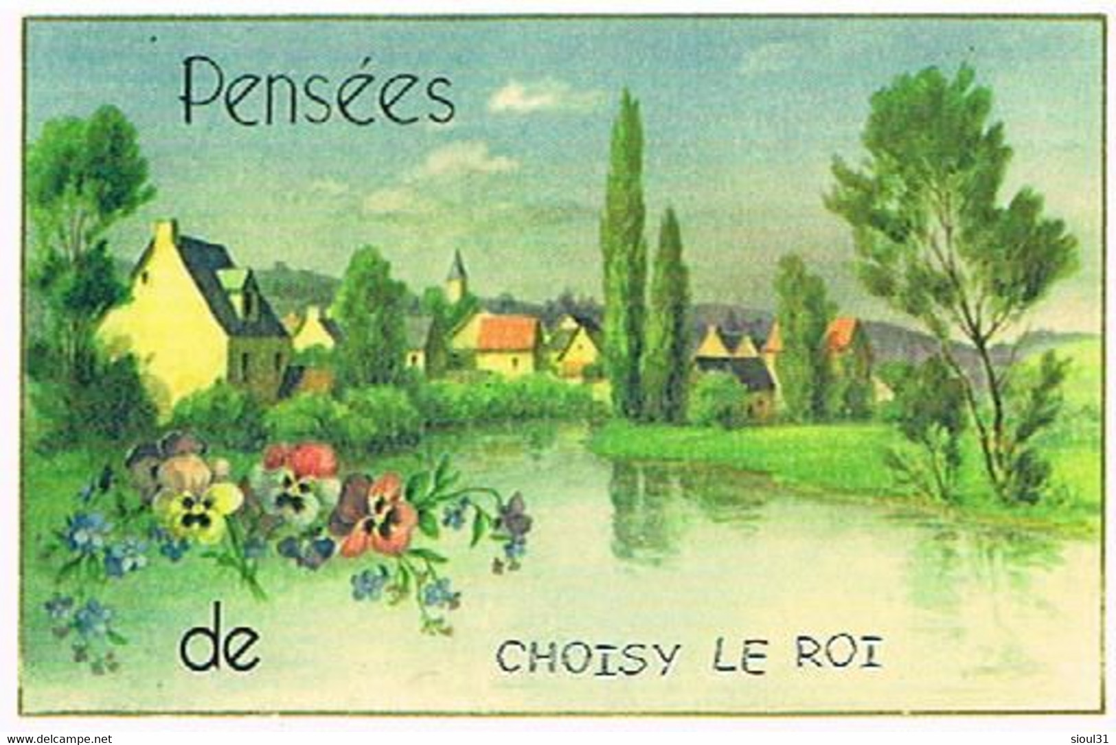 94  PENSEES  DE  CHOISY  LE ROI  CPM  TBE  VR922 - Choisy Le Roi