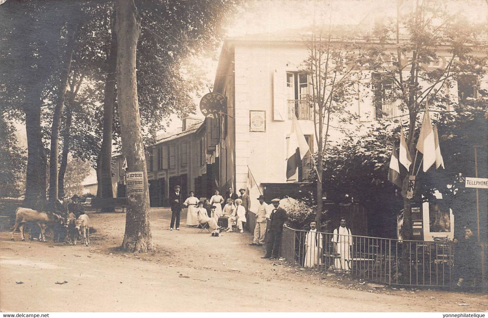 09 - ARIEGE - AX LES THERMES- Hotel De La Paix - Carte Photo - (10022 ) Voir Scans Recto Verso - Ax Les Thermes