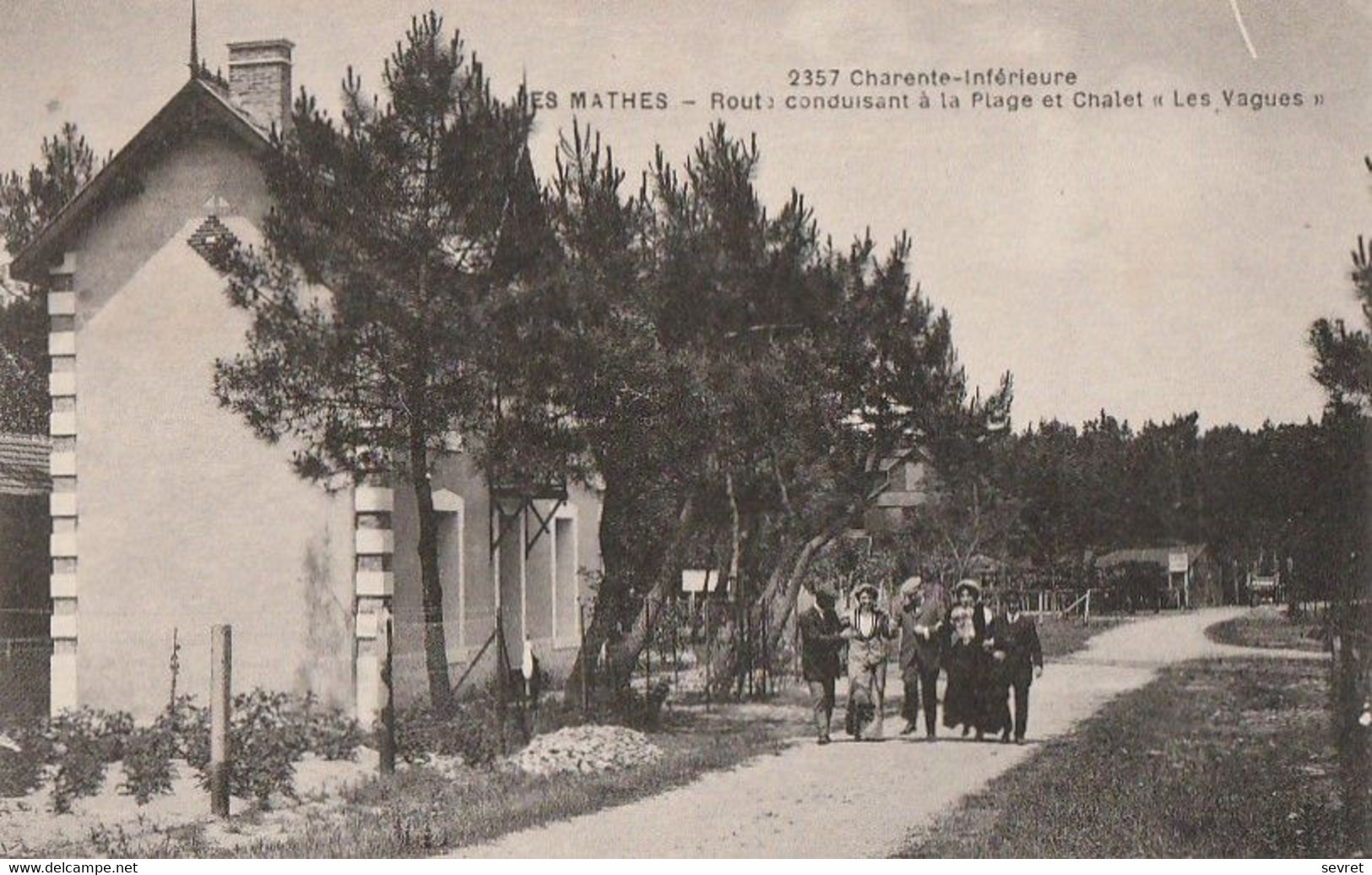 LES MATHES. - Route Conduisant à La Plage Et Au Chalet "Les Vagues" - Les Mathes