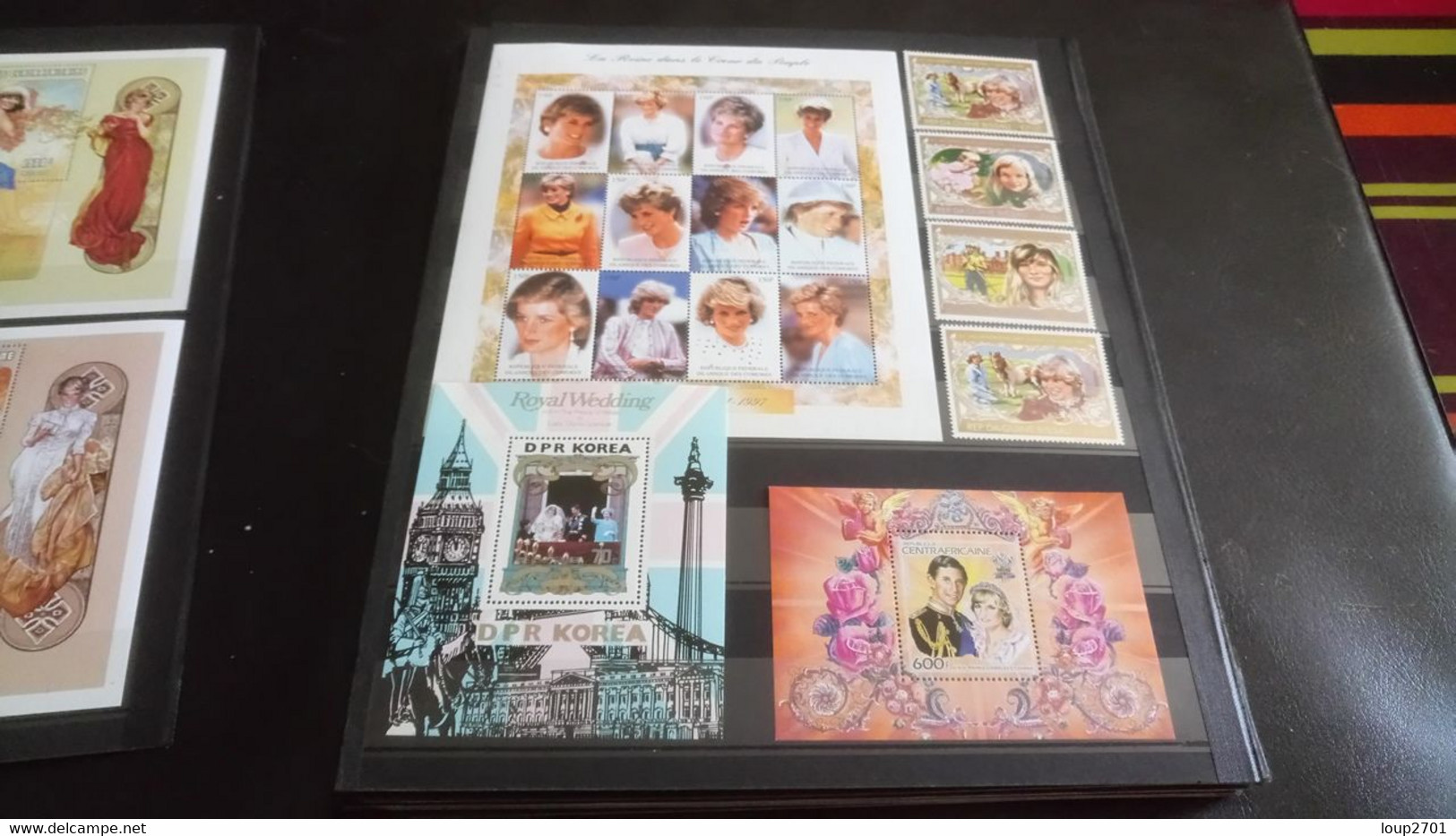 DM341 LOT FEUILLES LADY DIANA NEUFS MNH  A TRIER COTE++ DÉPART 10€ - Verzamelingen (in Albums)