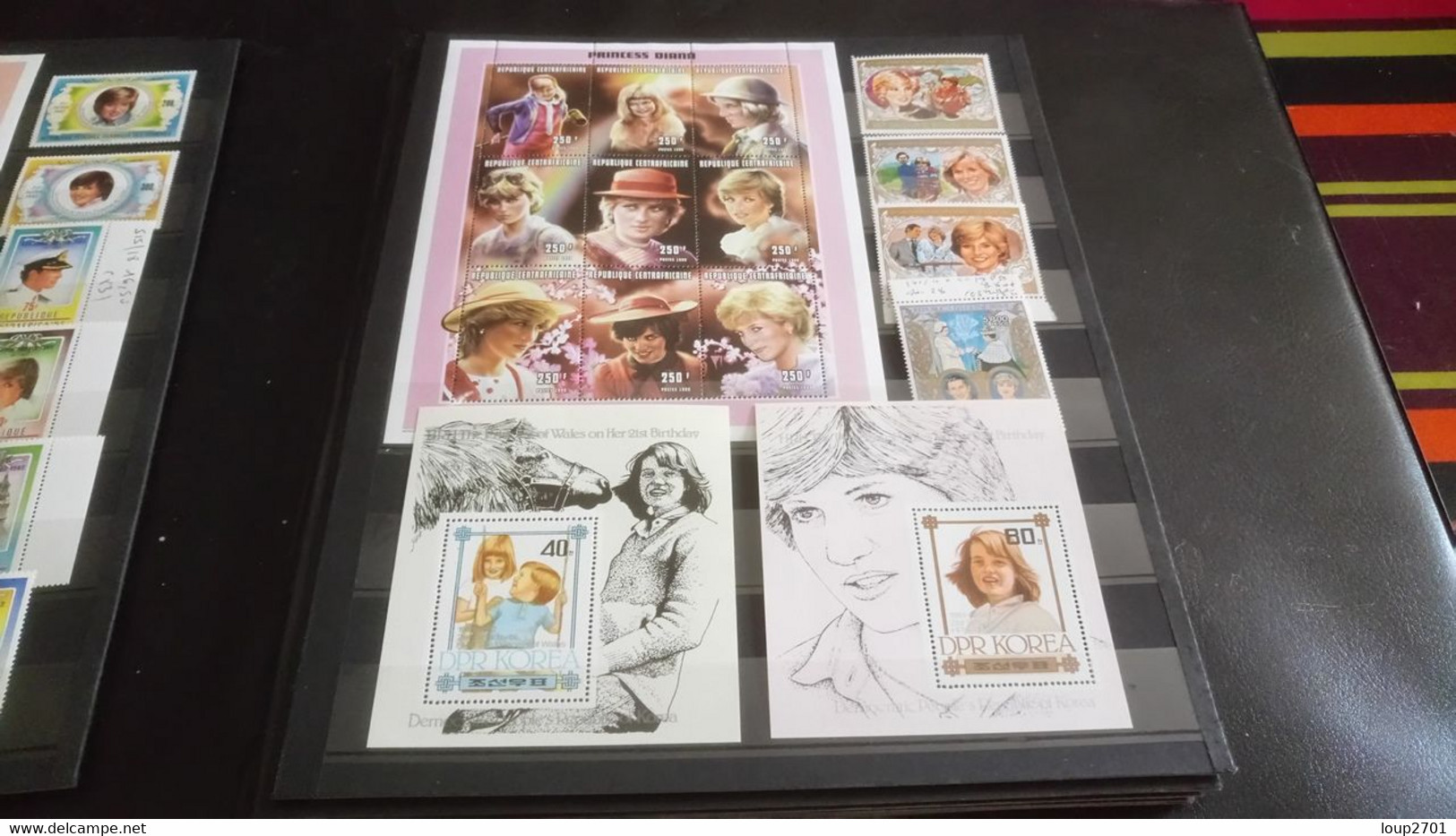 DM341 LOT FEUILLES LADY DIANA NEUFS MNH  A TRIER COTE++ DÉPART 10€ - Verzamelingen (in Albums)