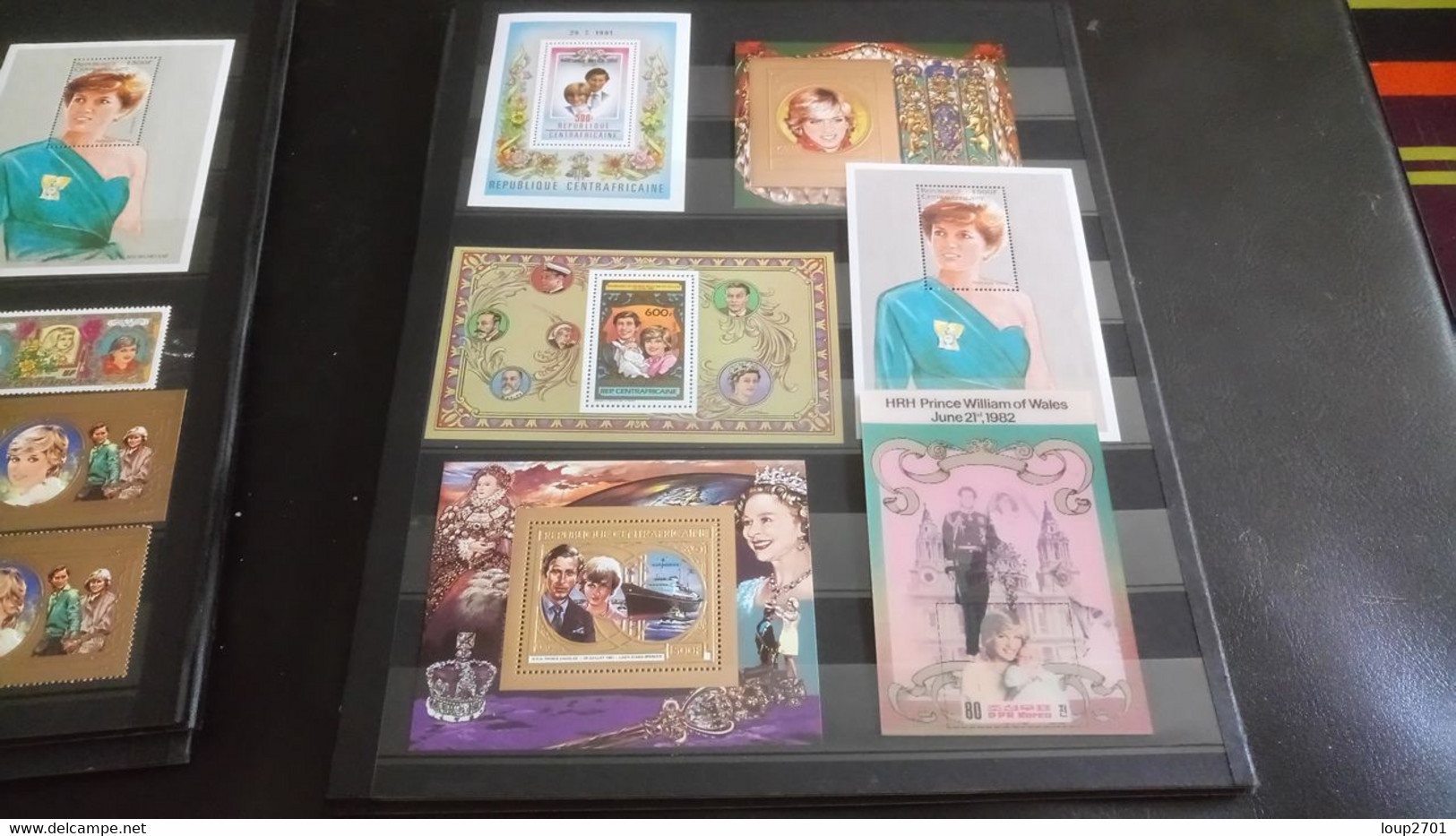 DM341 LOT FEUILLES LADY DIANA NEUFS MNH  A TRIER COTE++ DÉPART 10€