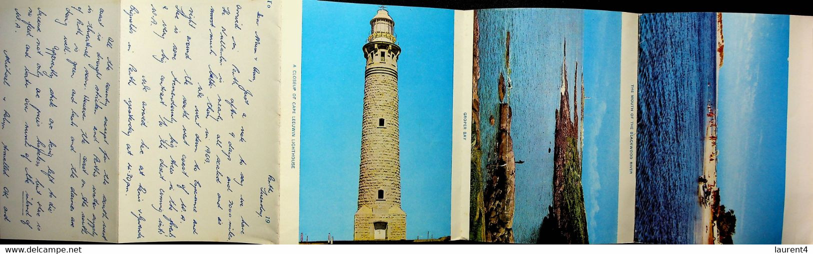 (Booklet 131) Australia - SA - Augusta (posted1976) With Lighthouse, Caves Etc - Sonstige & Ohne Zuordnung