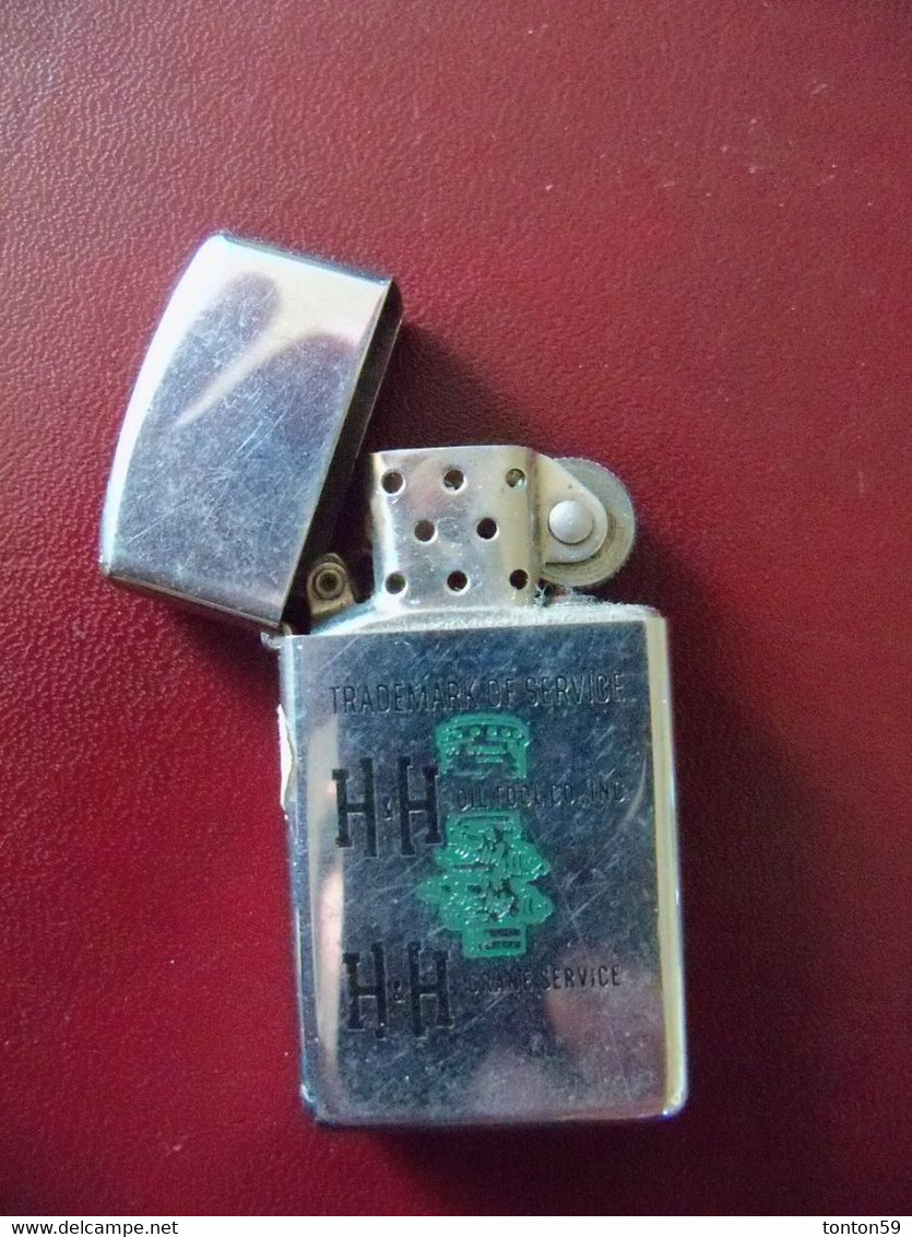 Ancien Briquet ZIPPO SLIM H And H Oil Tool Co Inc 1982 - Zippo