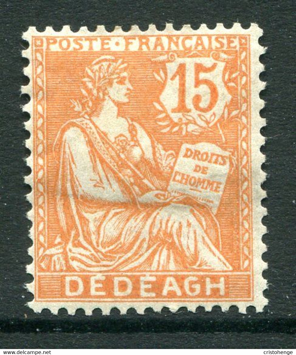 French Levant - Dedeagh - 1902-11 15c Orange HM (SG 70) - Unused Stamps