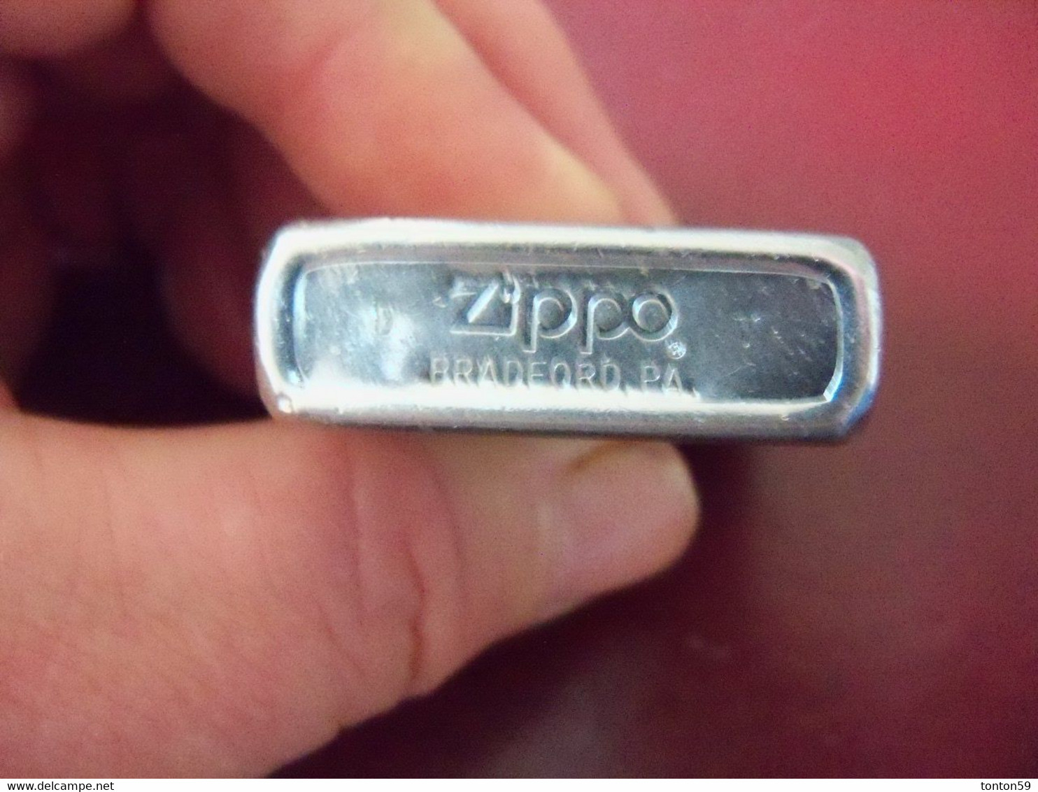 Ancien Briquet ZIPPO 1989 Strié .CODE: D V - Zippo