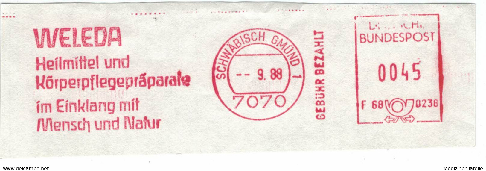 Weleda Heilmittel & Körperpflege-Präparate Einklang Einklang Mensch Natur - 7070 Schwäbisch Gmünd 1988 - Pharmacy