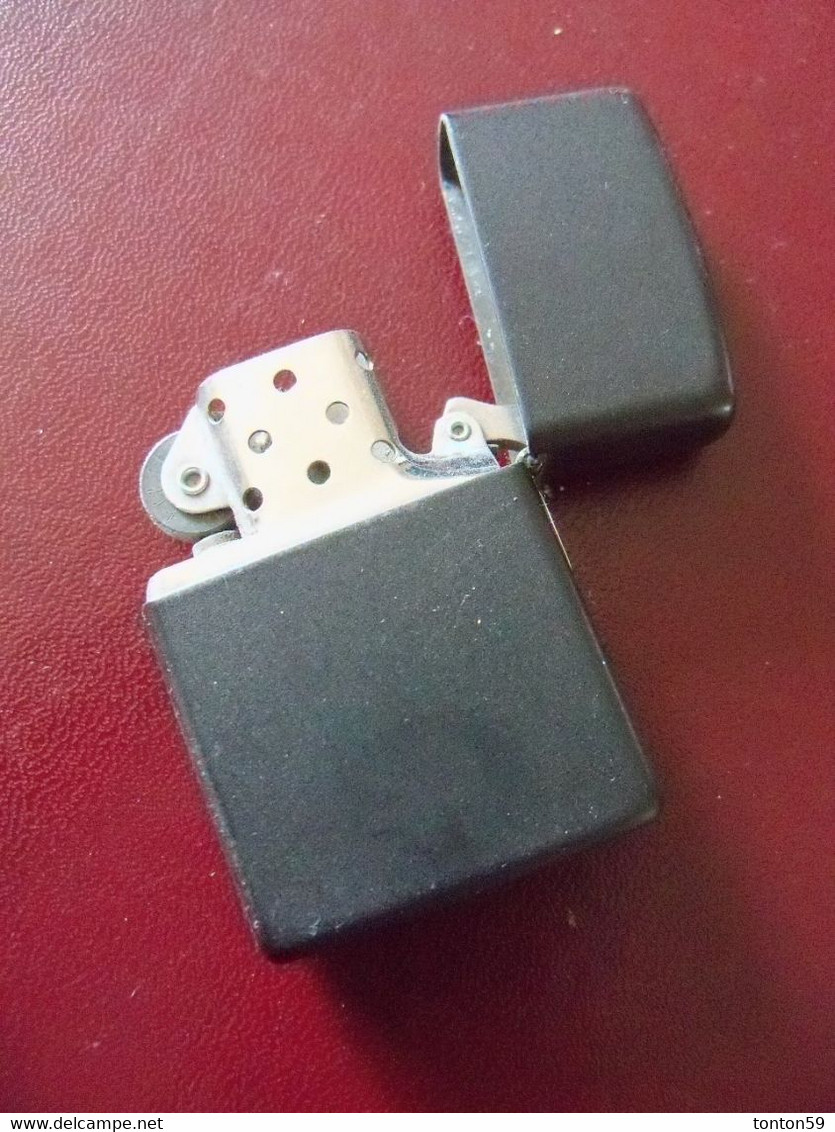 Ancien Briquet ZIPPO U S N Marine Américaine, Noir Mat. - Zippo