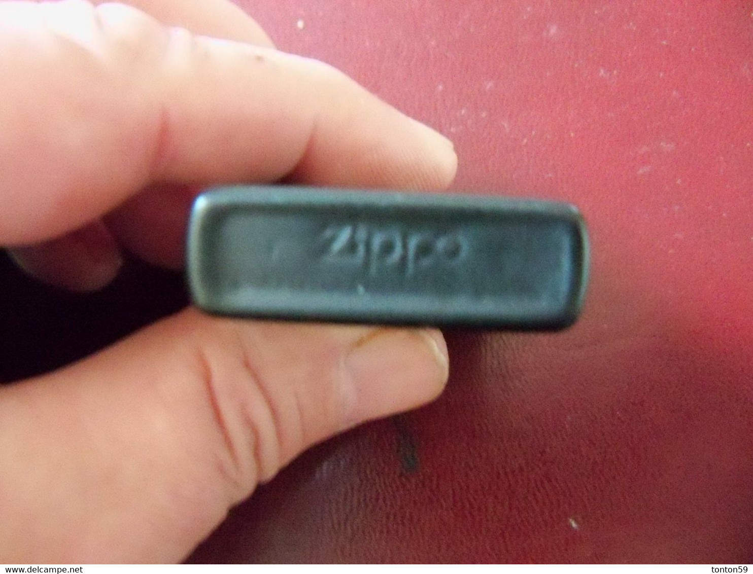 Ancien Briquet ZIPPO U S N Marine Américaine, Noir Mat. - Zippo