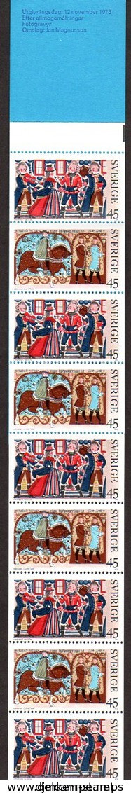 SWEDEN 1973 Christmas Booklet  MNH / **. Michel MH43 - 1951-80