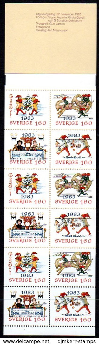 SWEDEN 1983 Christmas Booklet MNH / **.  Michel MH95 - 1981-..