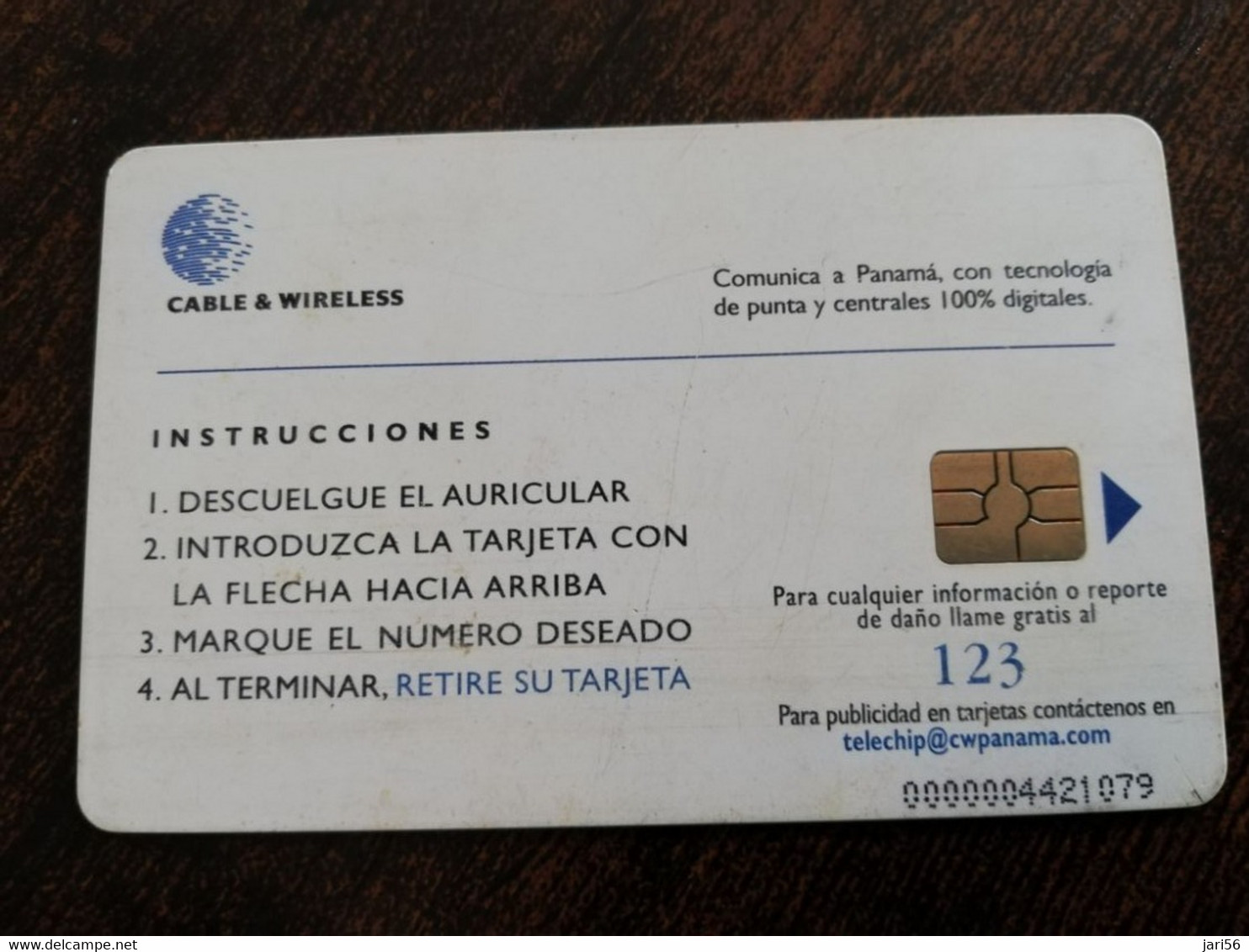 PANAMA  CHIP  CARD    Fine Used Card  ** 5327AA** - Panamá