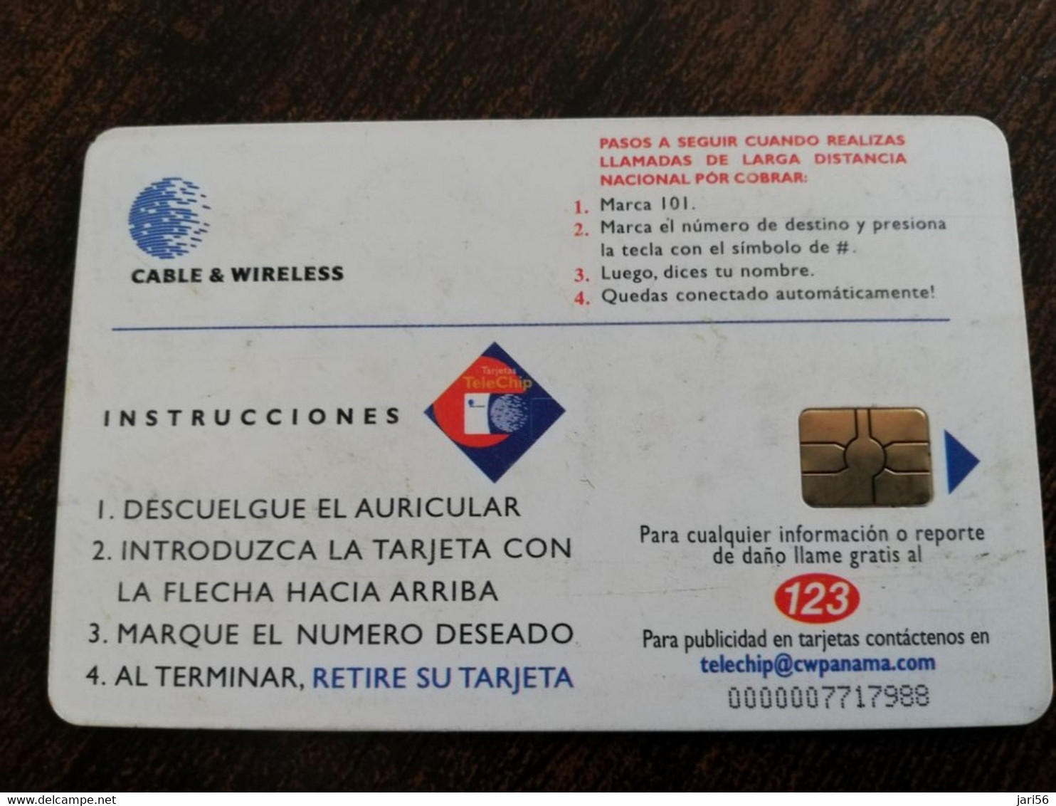 PANAMA  CHIP  CARD    Fine Used Card  ** 5329AA** - Panamá