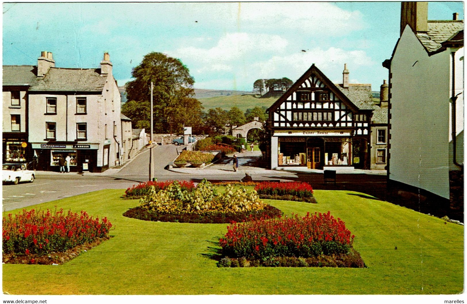 CPSM Angleterre Kendal The Gardens Gilling Gate, Timbre 1969 - Kendal