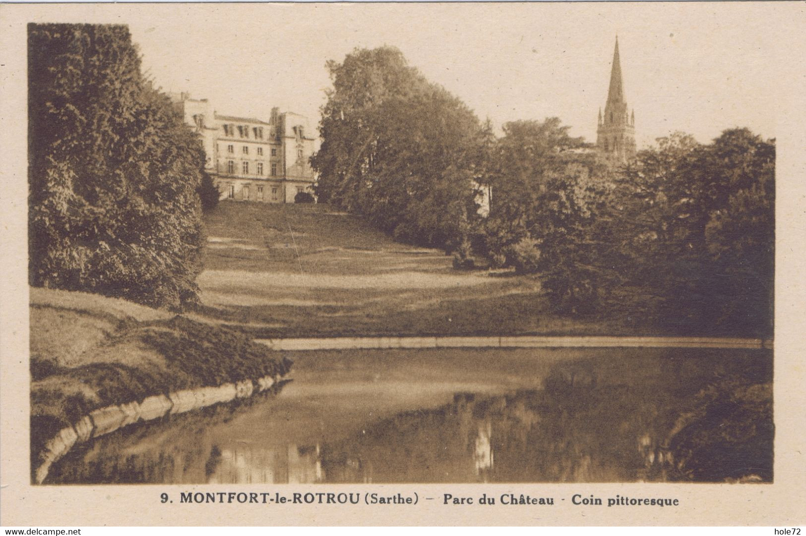 72 - Montfort-le-Gesnois ( Montfort-le-Rotrou)  - Parc Du Château - Coin Pittoresque - Montfort Le Gesnois