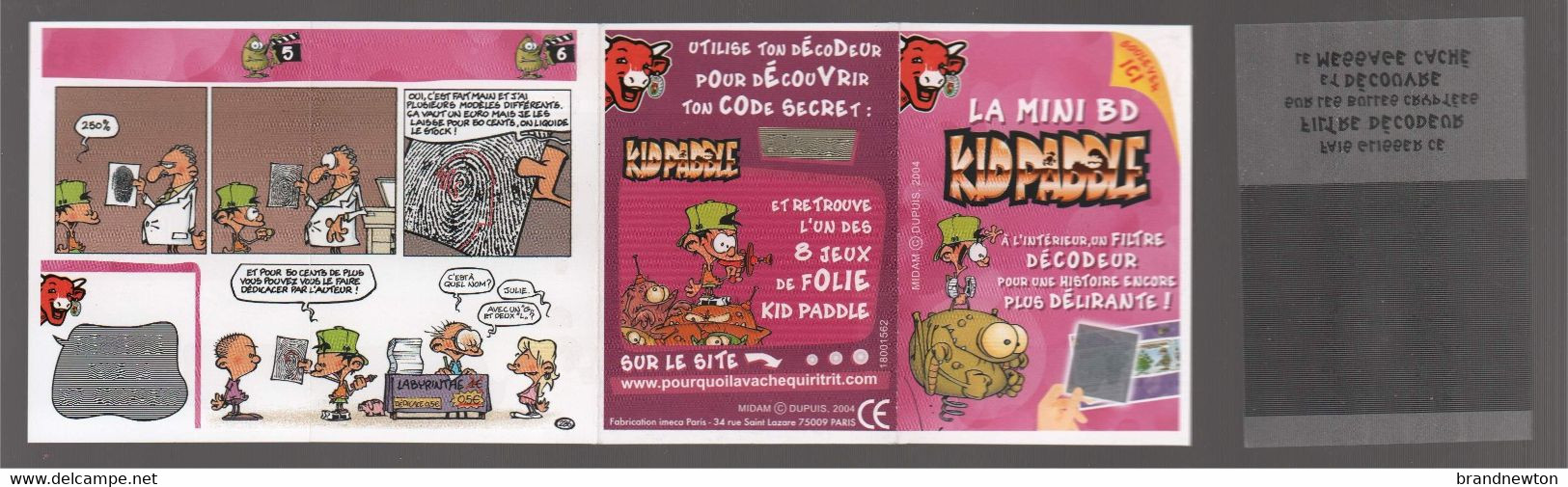 La Vache Qui Rit La Mini Bd Kid Paddle 1 (Midam) 2004 - Kid Paddle