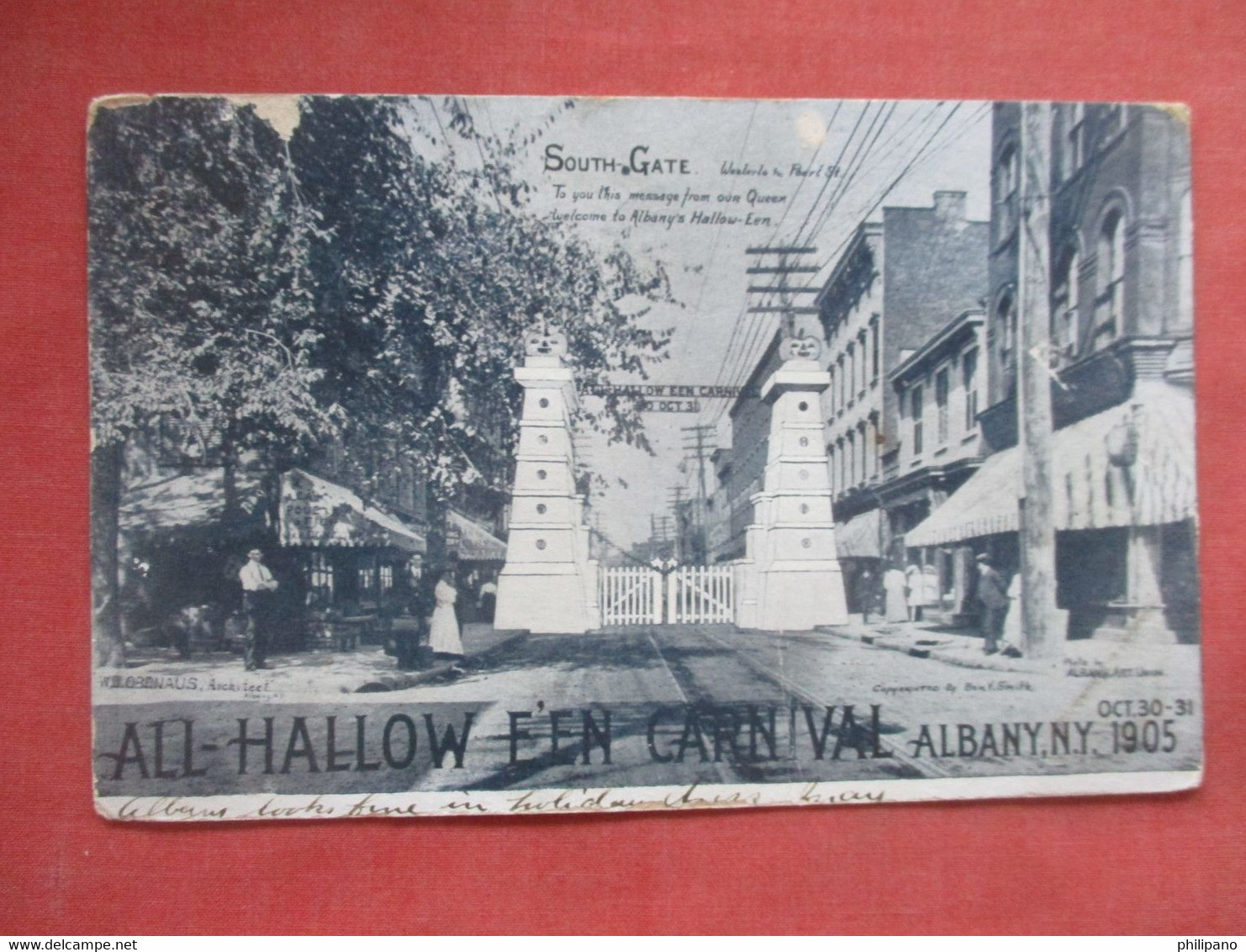 All Hallow E'en Carnival Oct 30-31  1905    Albany New York > Albany      Ref  4879 - Albany