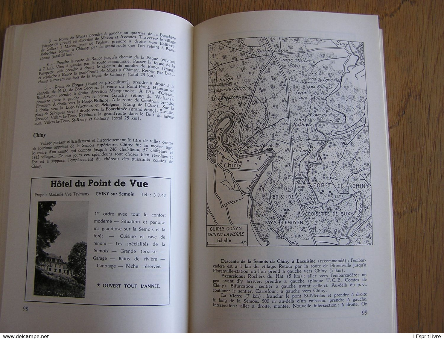 L' ARDENNE ET L' ENTRE SAMBRE ET MEUSE Guide Cosyn Régionalisme Hastière Semois Dinant Bouillon Chiny Bohan Molignée