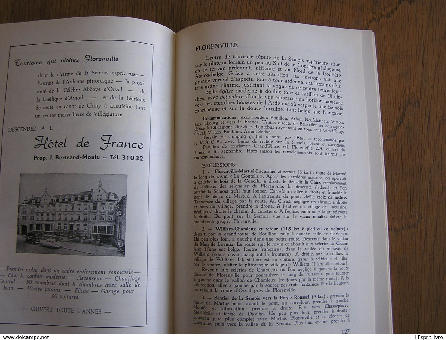 L' ARDENNE ET L' ENTRE SAMBRE ET MEUSE Guide Cosyn Régionalisme Hastière Semois Dinant Bouillon Chiny Bohan Molignée