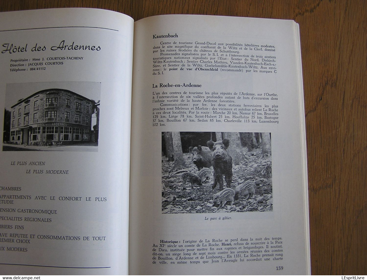 L' ARDENNE ET L' ENTRE SAMBRE ET MEUSE Guide Cosyn Régionalisme Hastière Semois Dinant Bouillon Chiny Bohan Molignée