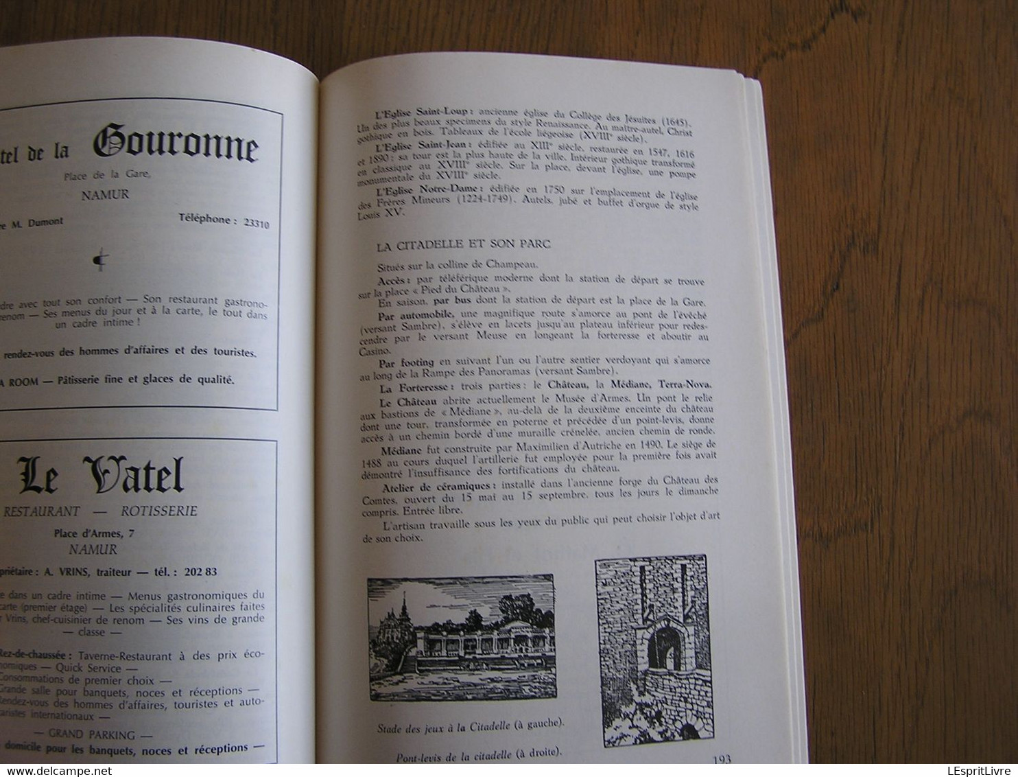 L' ARDENNE ET L' ENTRE SAMBRE ET MEUSE Guide Cosyn Régionalisme Hastière Semois Dinant Bouillon Chiny Bohan Molignée