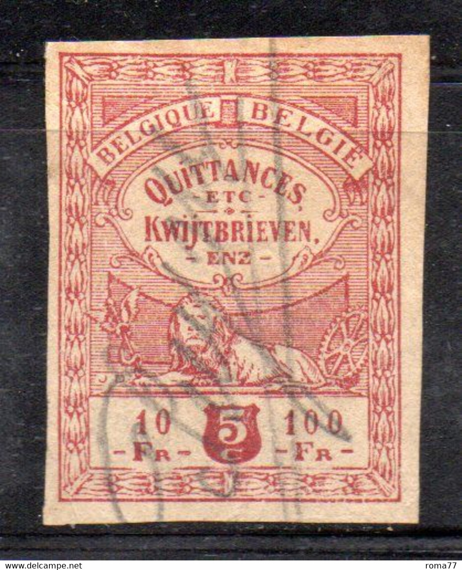 APR1923 - BELGIO BELGIE , Fiscale Taxen Quittance Usato - Sonstige & Ohne Zuordnung