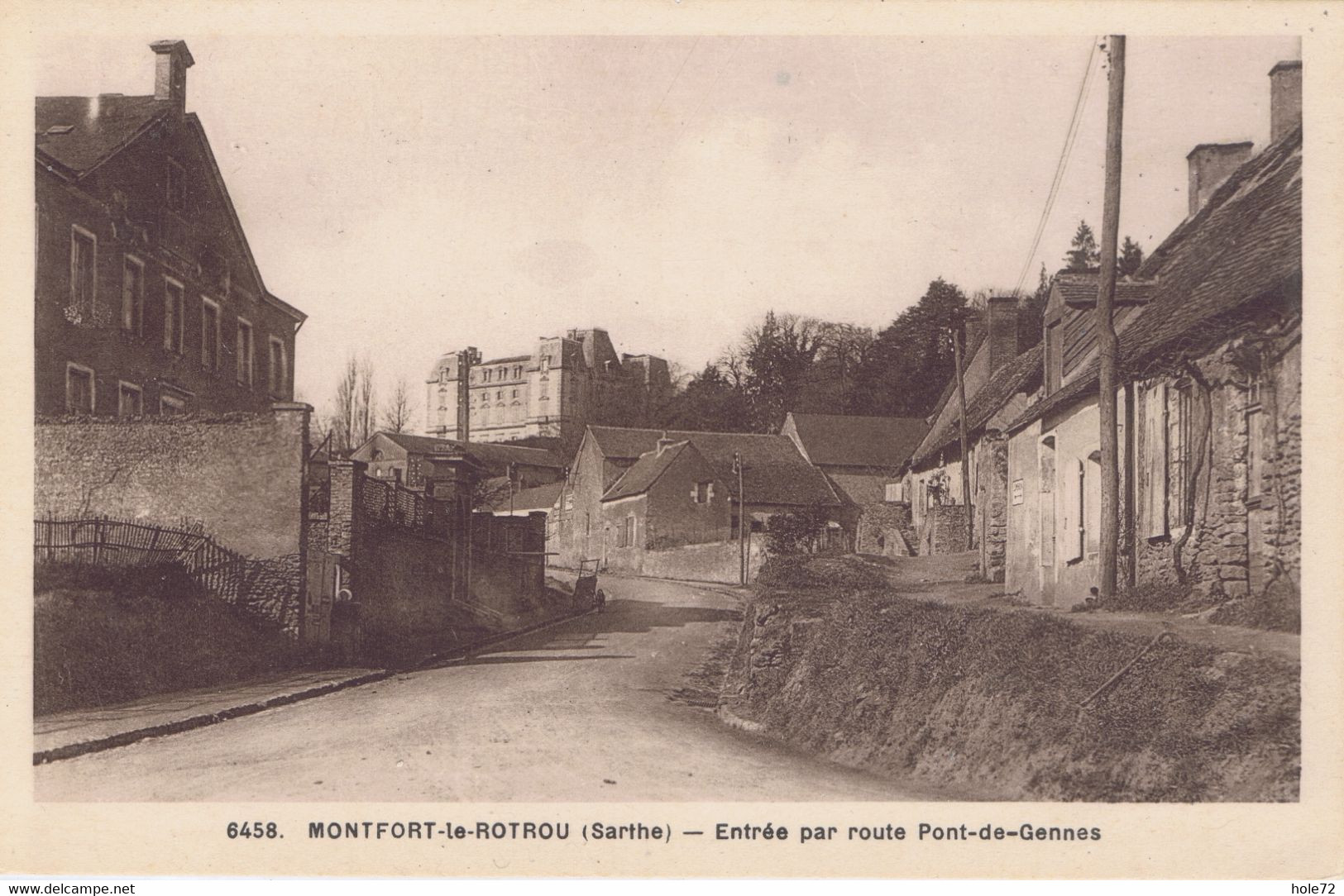 72 - Montfort-le-Gesnois (Montfort-le-Rotrou)  - Entrée Par La Route De Pont-de-Gennes - Montfort Le Gesnois