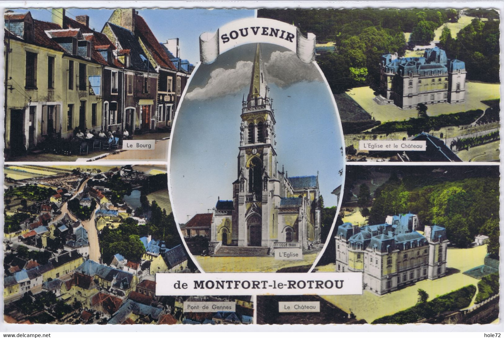 72 - Montfort-le-Gesnois (Montfort-le-Rotrou)  - Souvenir 5 Vues - Montfort Le Gesnois