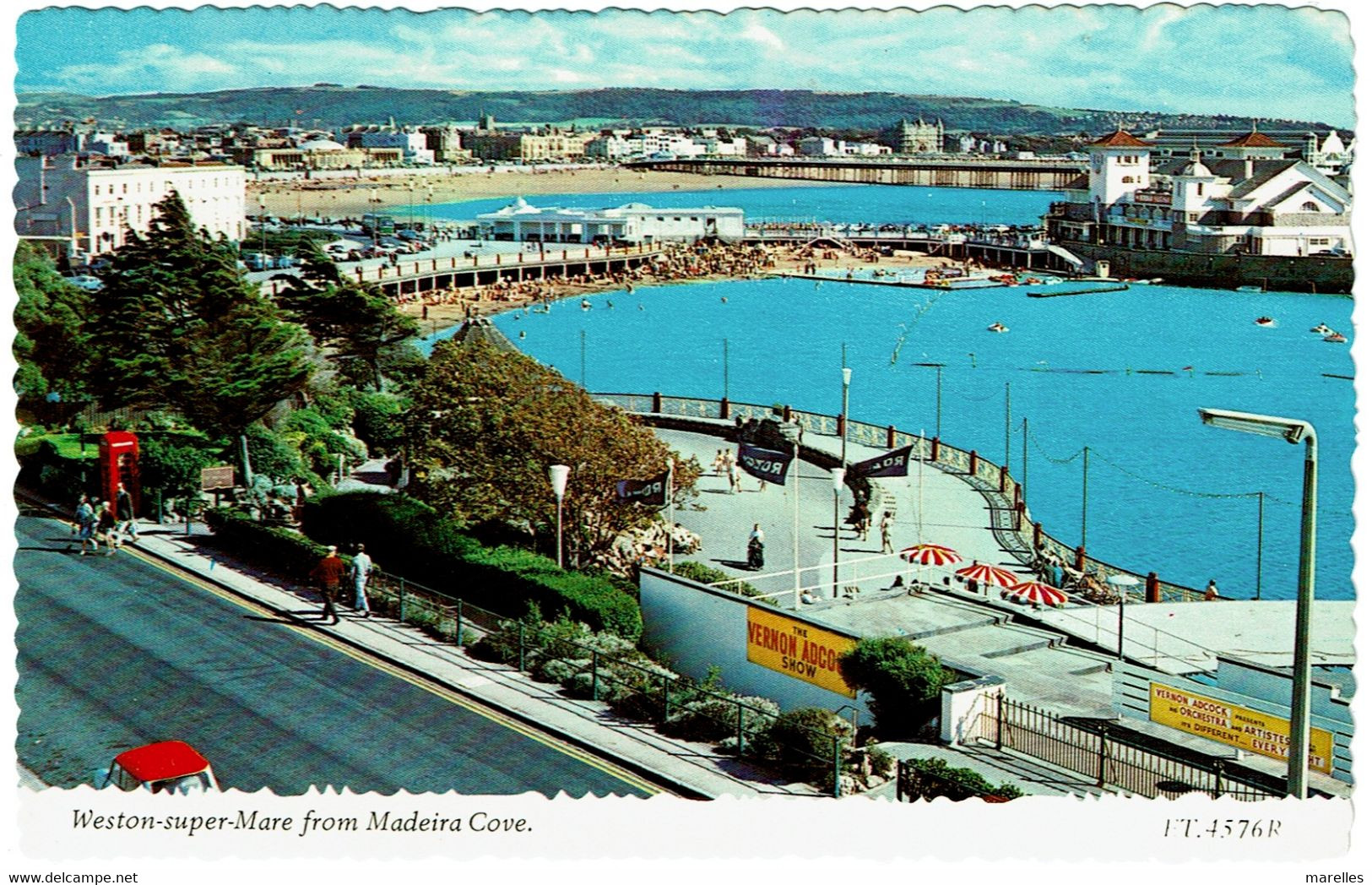 CPSM Angleterre Weston-super-Mare From Madeira Cove - Weston-Super-Mare