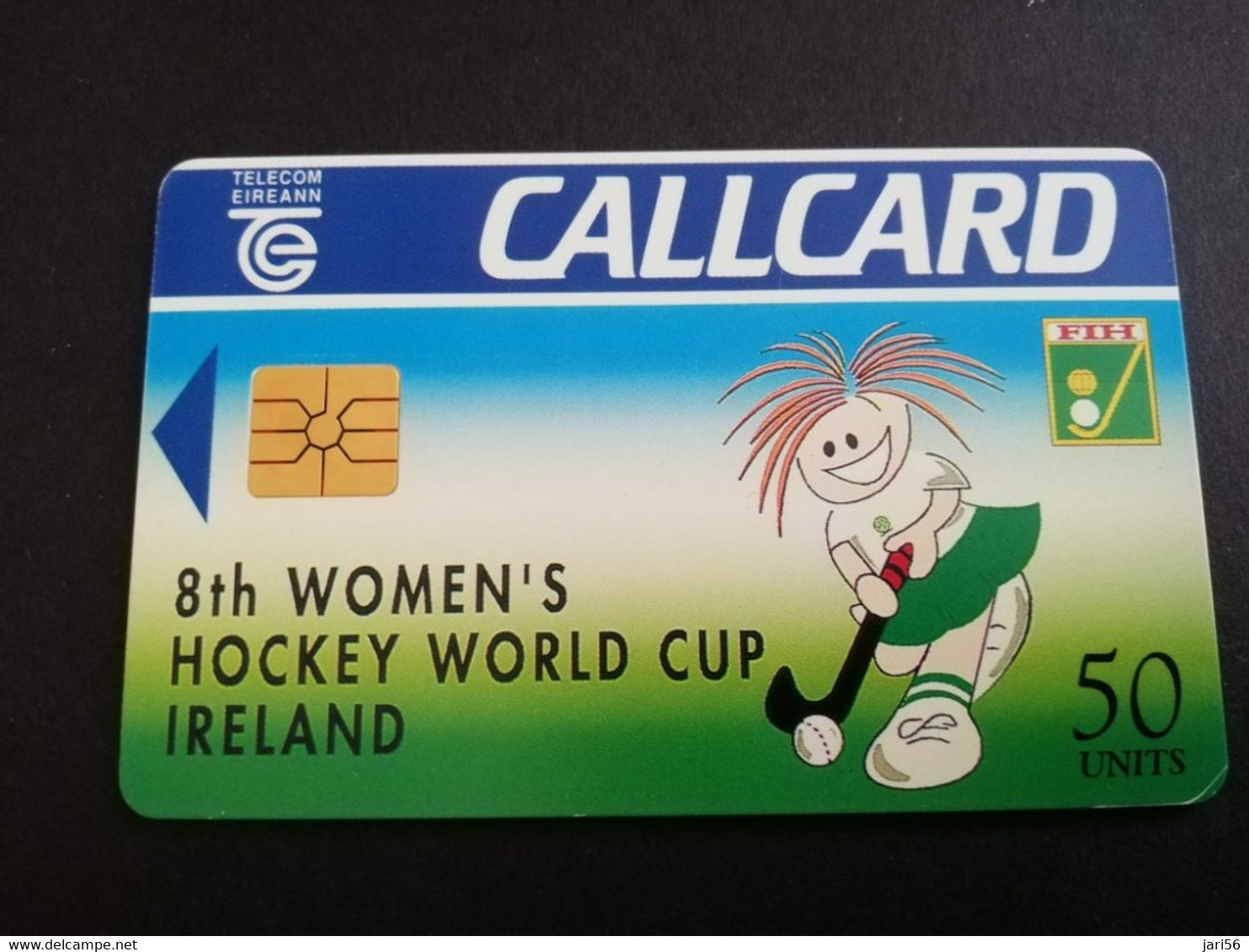 IRELAND /IERLANDE   CHIPCARD  50  UNITS  8TH WOMENS HOCKEY WORLD CUP IRELAND           CHIP   ** 5267** - Irlanda